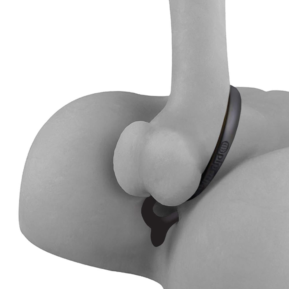 Anal Fantasy Ass-Gasm Beaded Cock Ring Plug in Black - Sex Toys Vancouver Same Day Delivery