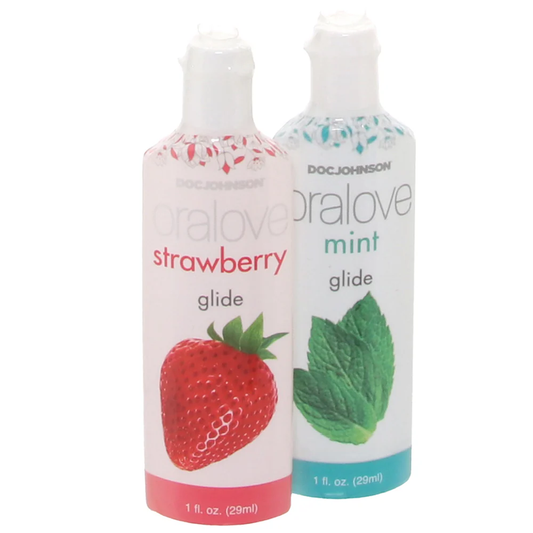 Oralove Delicious Duo Lickable Lubes in Strawberry & Mint