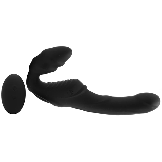 Pro Rider 9X Vibrating Strapless Strap-On