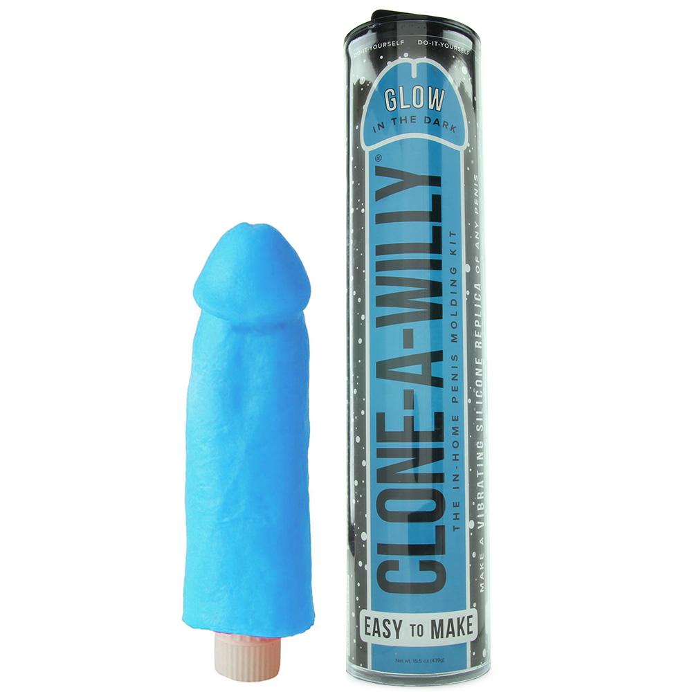 Clone-A-Willy Glow in the Dark in Blue - Sex Toys Vancouver Same Day Delivery