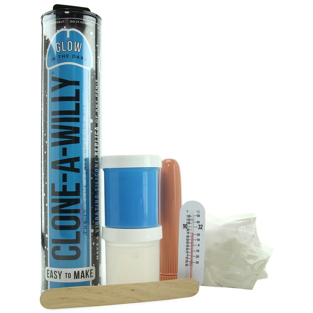 Clone-A-Willy Glow in the Dark in Blue - Sex Toys Vancouver Same Day Delivery