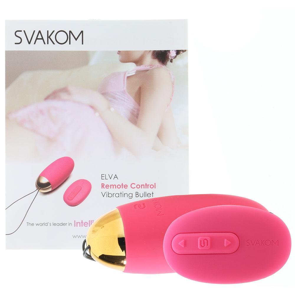 Elva Remote Control Vibrating Bullet in Plum Red - Sex Toys Vancouver Same Day Delivery