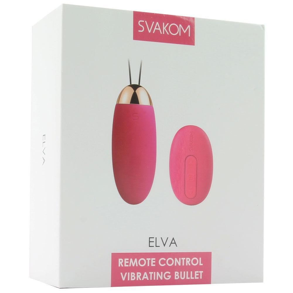 Elva Remote Control Vibrating Bullet in Plum Red - Sex Toys Vancouver Same Day Delivery