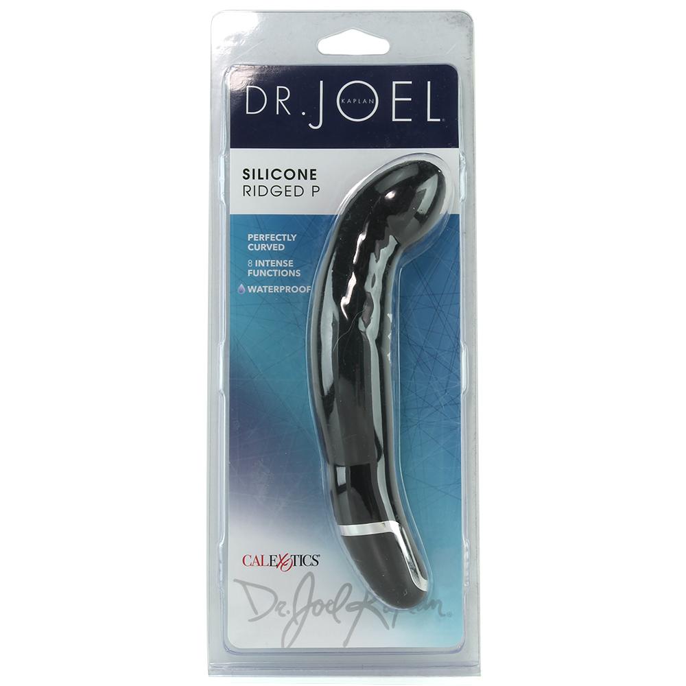 Dr. Joel Silicone Ridged P Vibe in Black - Sex Toys Vancouver Same Day Delivery