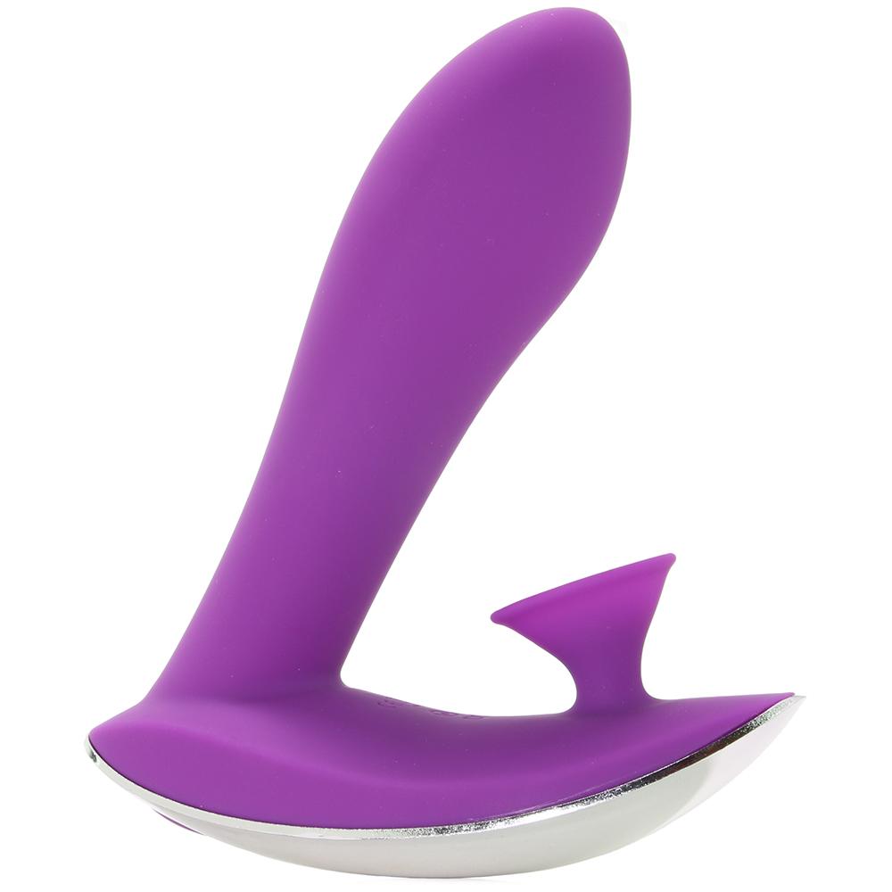 Infinitt Suction Massager Three Vibe in Purple - Sex Toys Vancouver Same Day Delivery