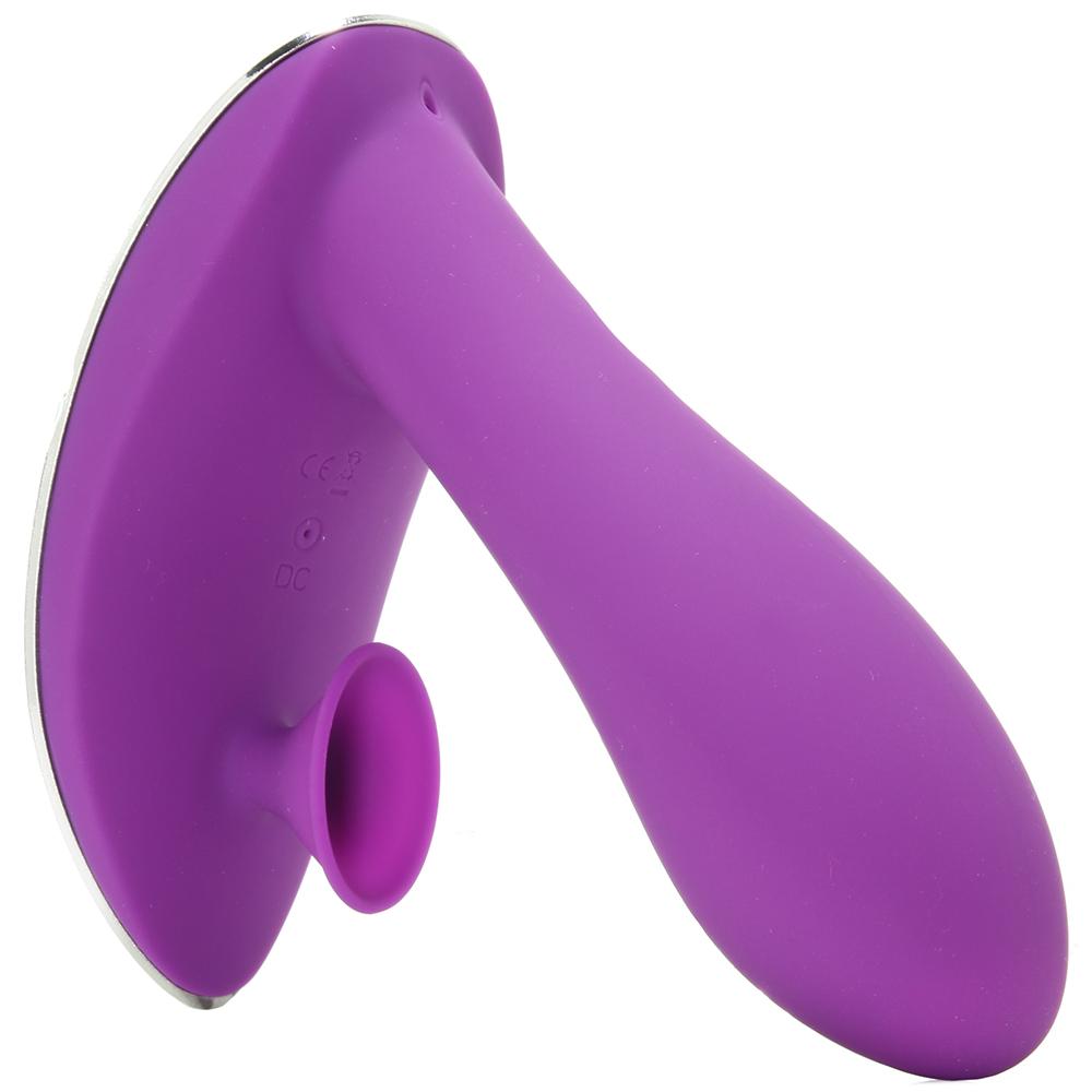 Infinitt Suction Massager Three Vibe in Purple - Sex Toys Vancouver Same Day Delivery