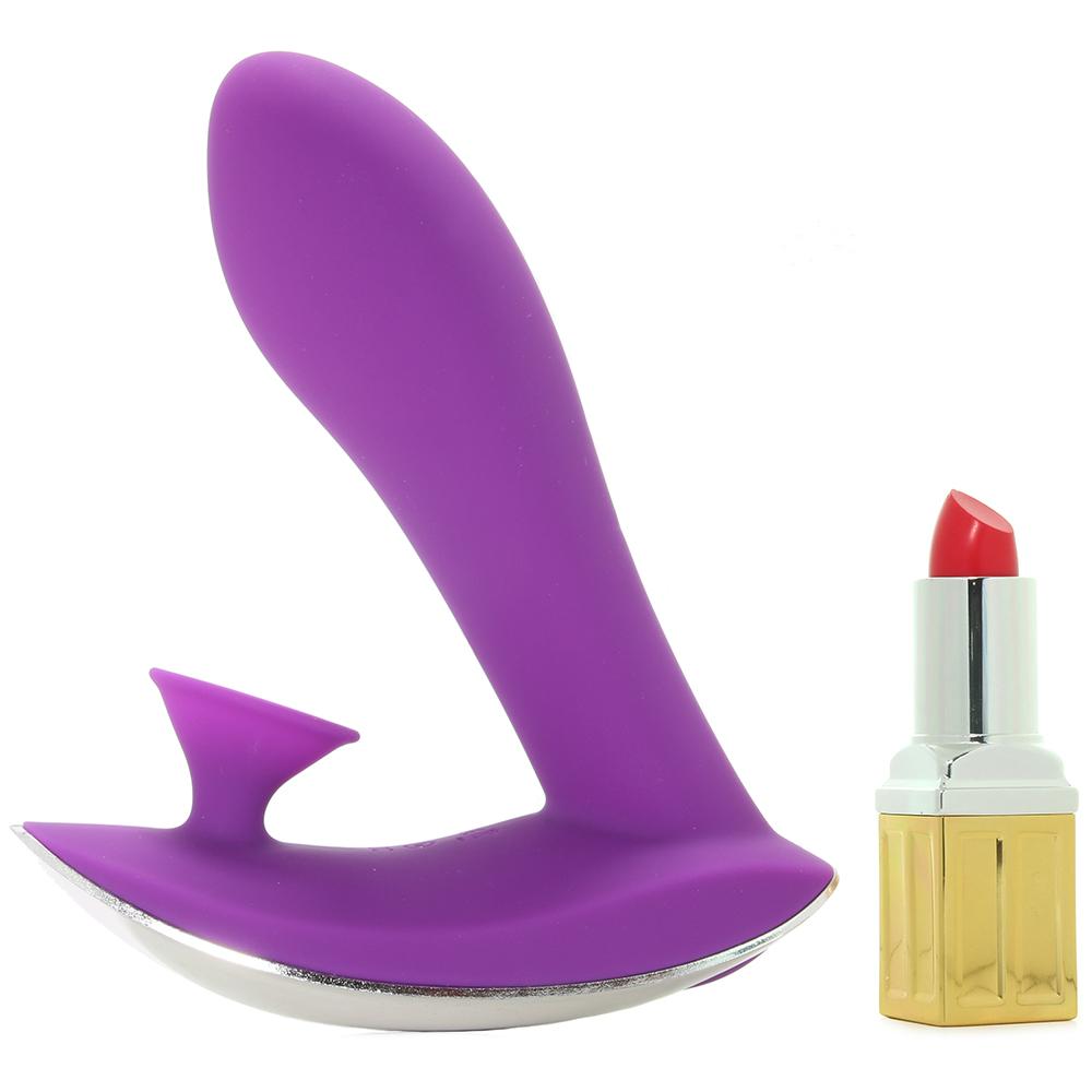 Infinitt Suction Massager Three Vibe in Purple - Sex Toys Vancouver Same Day Delivery