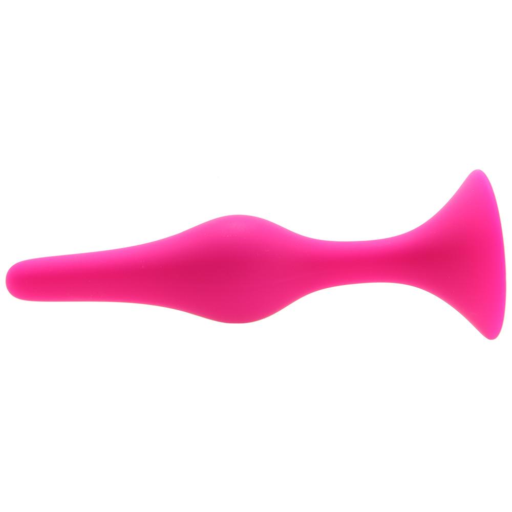 Luxe Beginner Silicone Butt Plug Kit in Pink - Sex Toys Vancouver Same Day Delivery