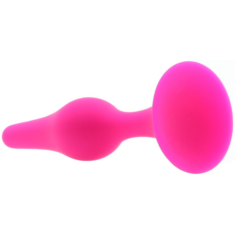 Luxe Beginner Silicone Butt Plug Kit in Pink - Sex Toys Vancouver Same Day Delivery