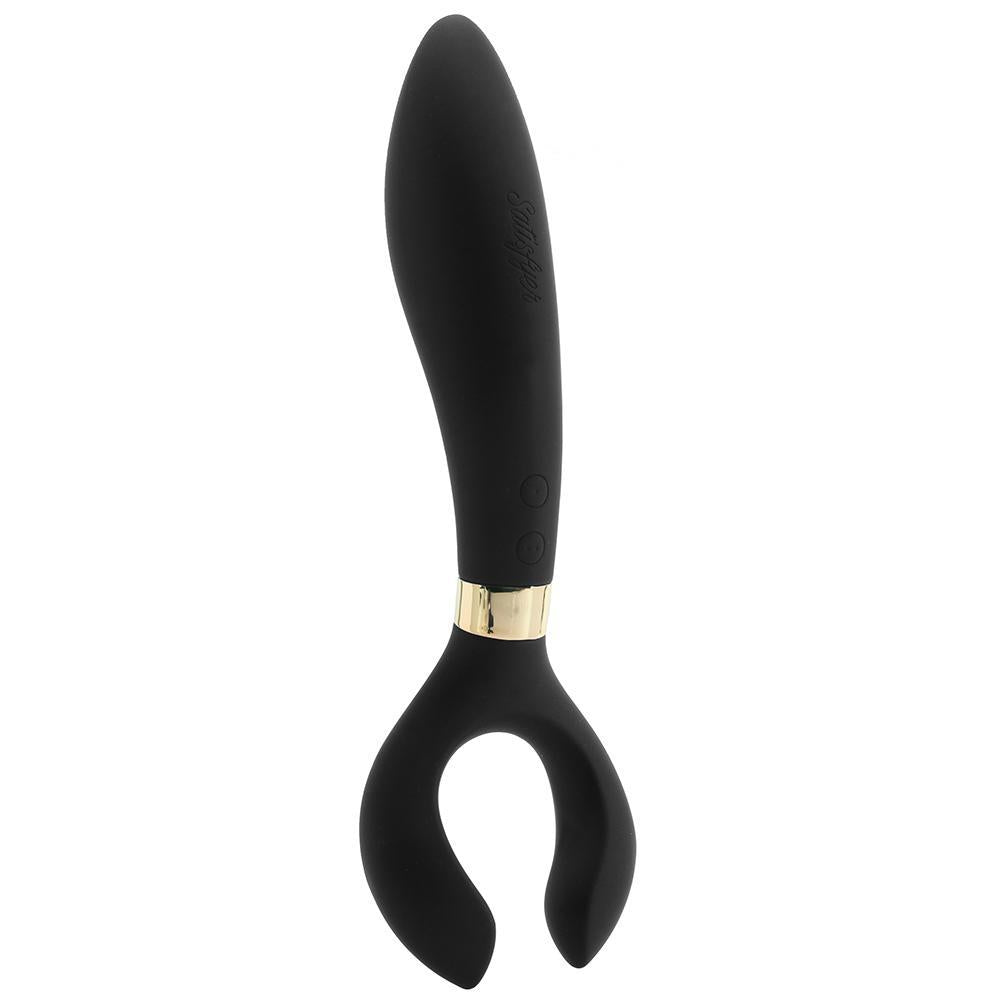 Satisfyer Partner Multifun 3 Vibe in Black - Sex Toys Vancouver Same Day Delivery