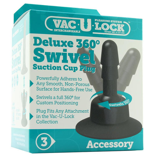 Vac -U- Lock Deluxe 360 Swivel Suction Plug - Sex Toys Vancouver Same Day Delivery